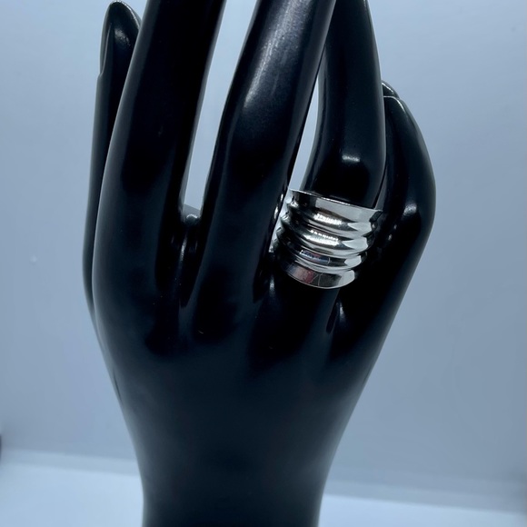 Sterling silver big ring - Picture 6 of 6